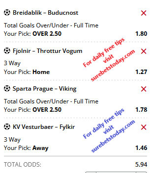 21st JULY FREE MULTIBET OF THE DAY
