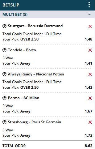 FREE  MULTIBET  OF THE DAY