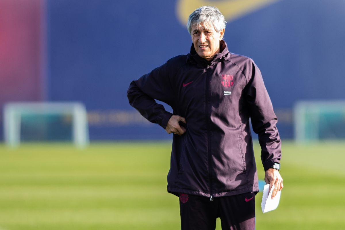 Barcelona Manager Quique Setien