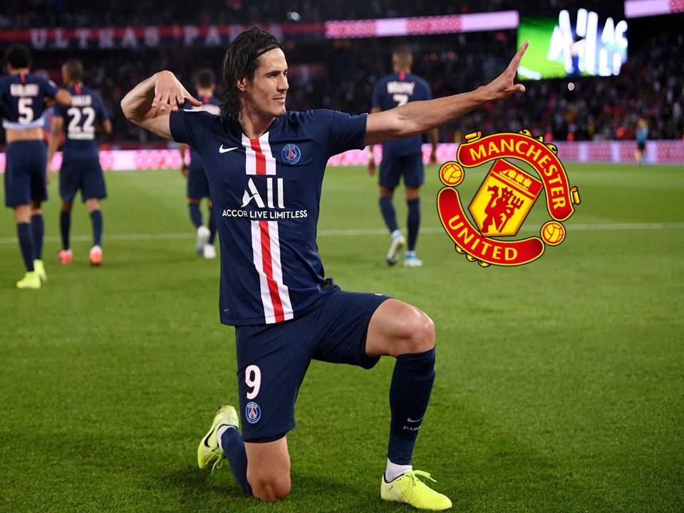 Edinson Cavani join Manchester united on a one-year contract with the option of a further 12 months.