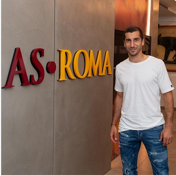 Mkhitaryan  has joined Roma on a permanent deal after successful loan spell at the Giallorossi.