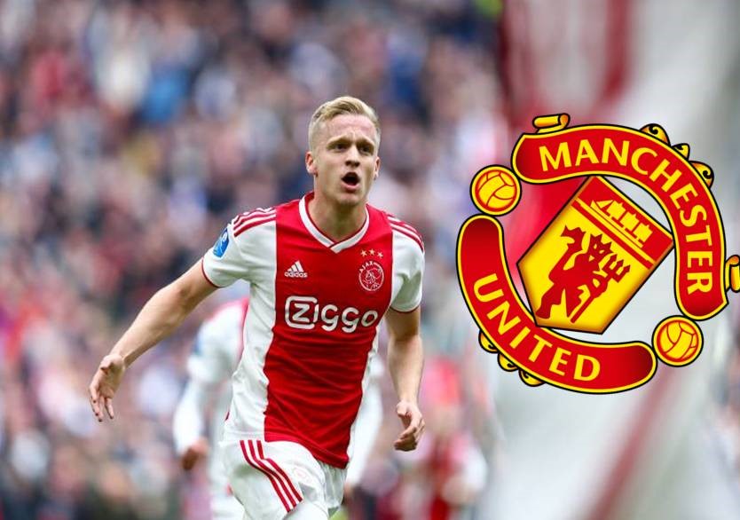 Donny Van de Beek is set to join Manchester United for a £40m fee.